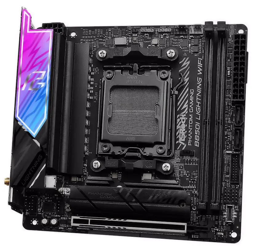 Caraquiz PC - Montaje Placa Base ASRock B850I Lightning WIFI Caraquiz