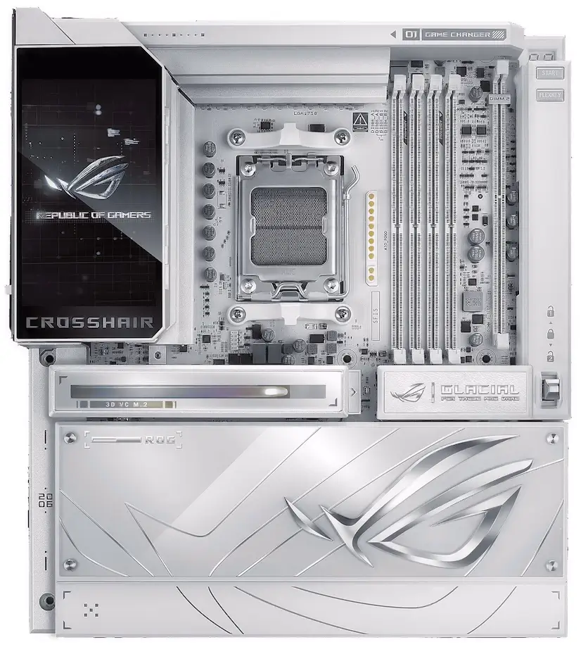 Caraquiz PC - Montaje Placa Base ASUS ROG CROSSHAIR X870E GLACIAL Caraquiz